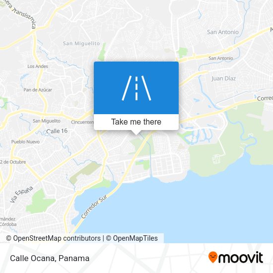 Mapa de Calle Ocana