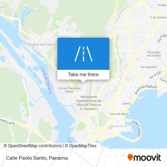 Calle Paolo Santo map