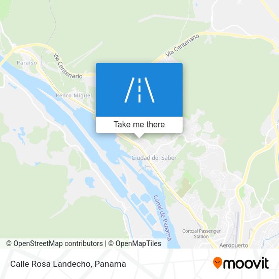 Mapa de Calle Rosa Landecho