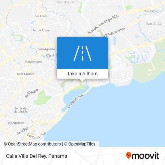Calle Villa Del Rey map