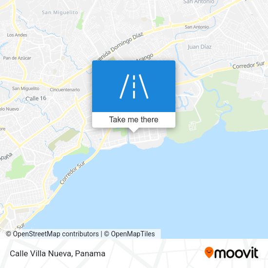 Calle Villa Nueva map
