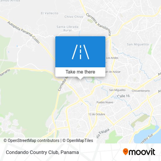 Condando Country Club map