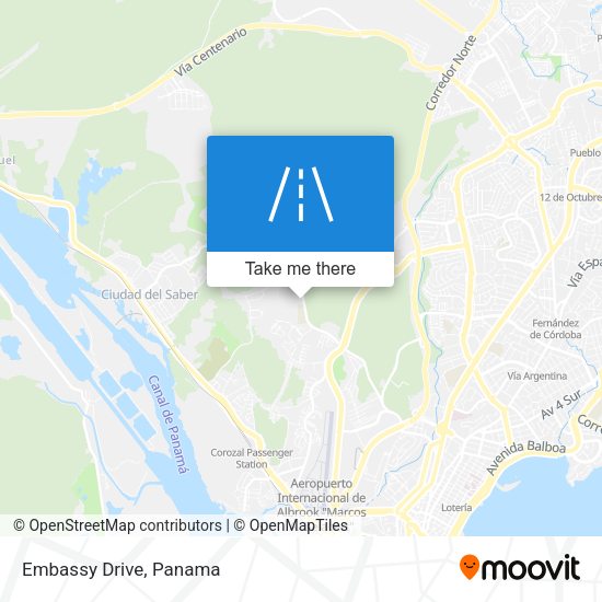 Mapa de Embassy Drive