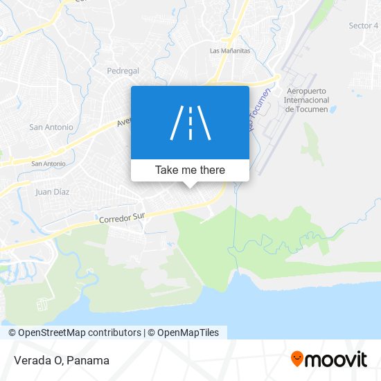 Verada O map