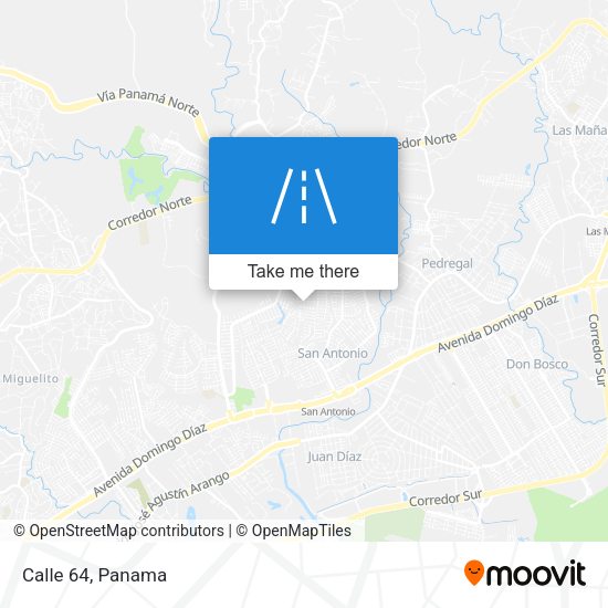 Mapa de Calle 64