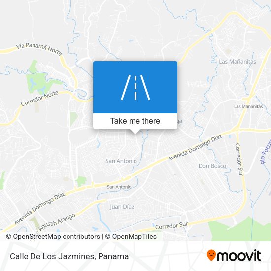 Mapa de Calle De Los Jazmines