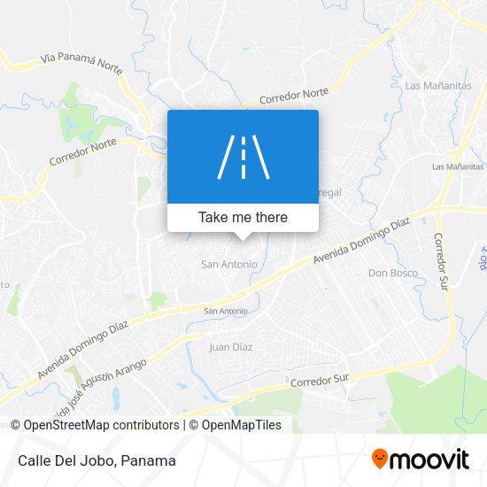 Mapa de Calle Del Jobo