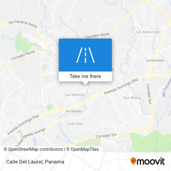 Mapa de Calle Del Laurel