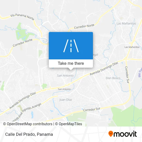 Mapa de Calle Del Prado