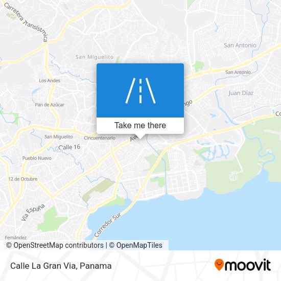 Mapa de Calle La Gran Via