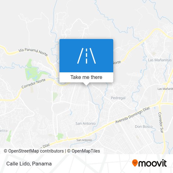Mapa de Calle Lido