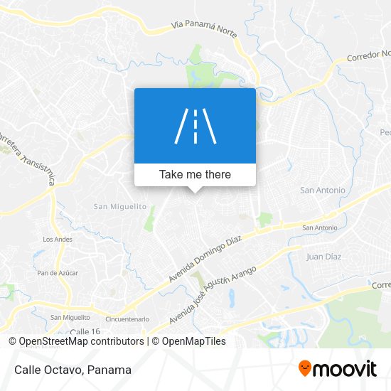 Mapa de Calle Octavo