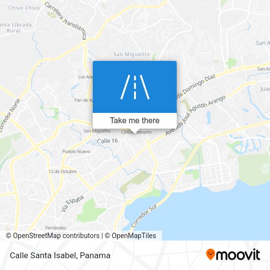 Calle Santa Isabel map