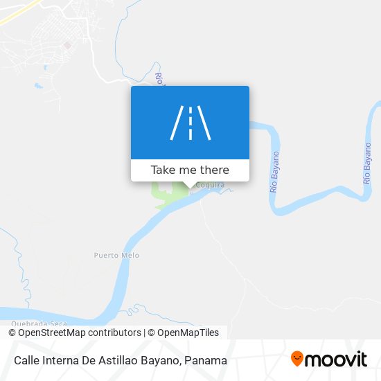 Calle Interna De Astillao Bayano map