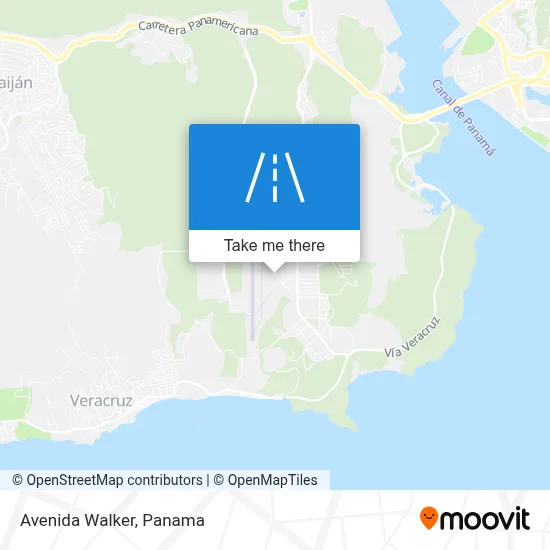 Mapa de Avenida Walker