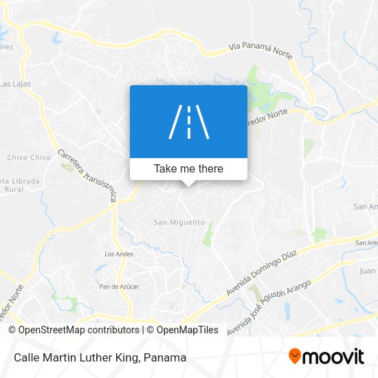 Mapa de Calle Martin Luther King