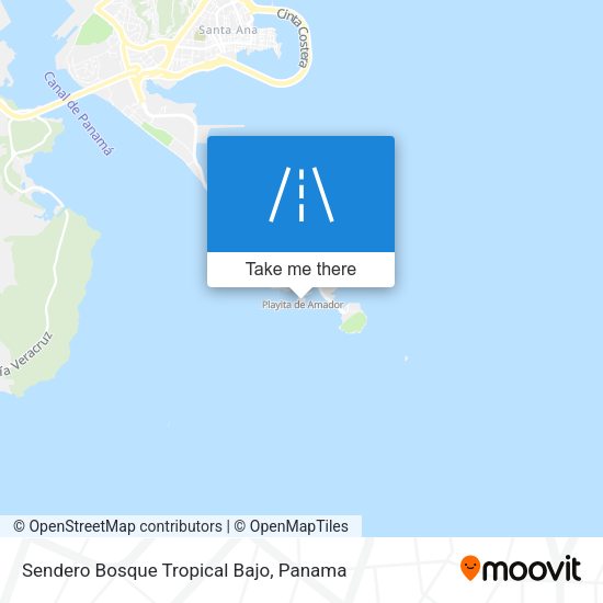 Sendero Bosque Tropical Bajo map