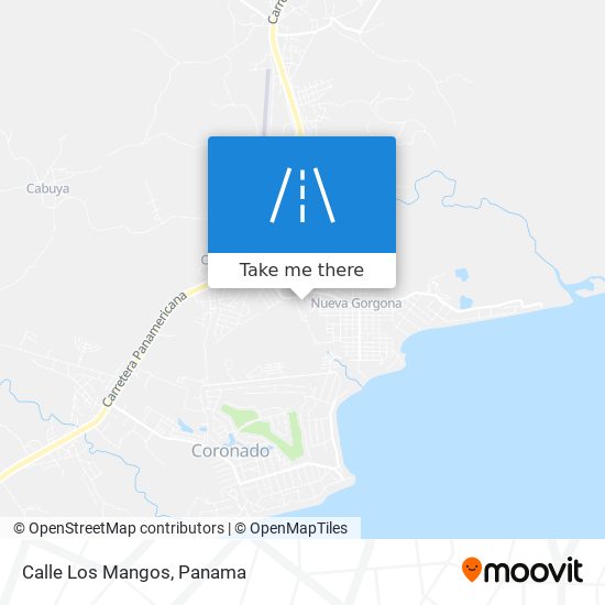 Calle Los Mangos map