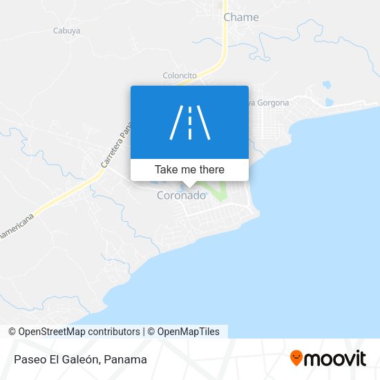Mapa de Paseo El Galeón