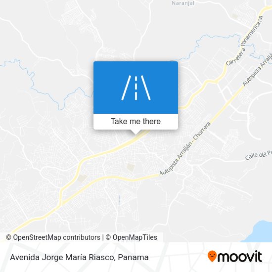 Avenida Jorge María Riasco map