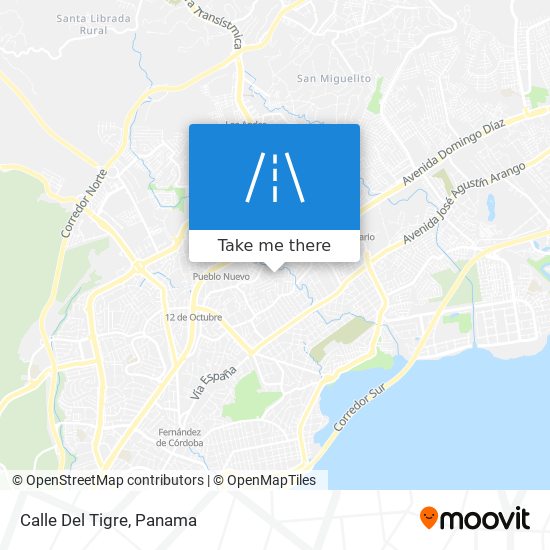 Calle Del Tigre map
