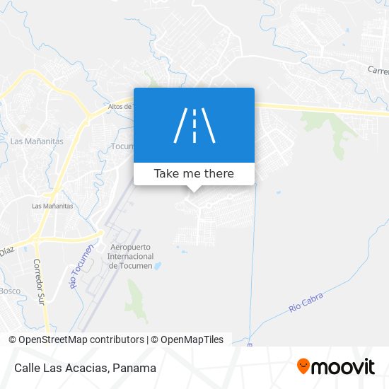 Calle Las Acacias map