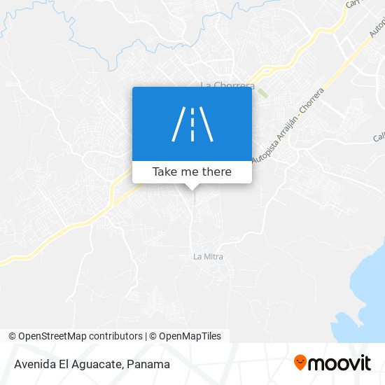 Avenida El Aguacate map