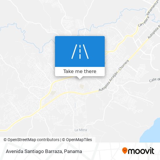 Avenida Santiago Barraza map