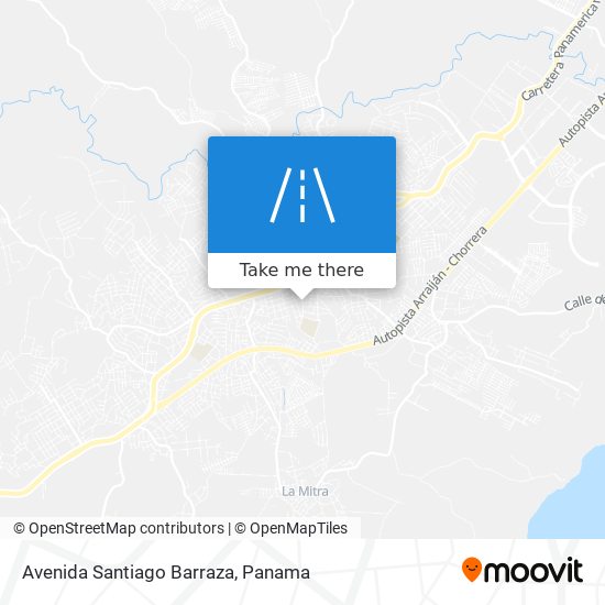 Mapa de Avenida Santiago Barraza