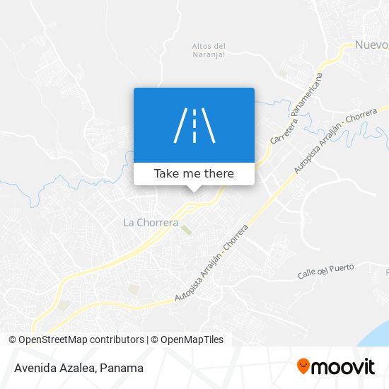 Avenida Azalea map