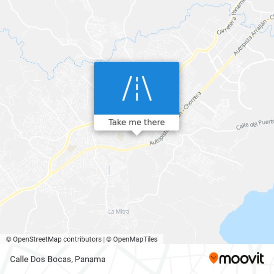 Calle Dos Bocas map