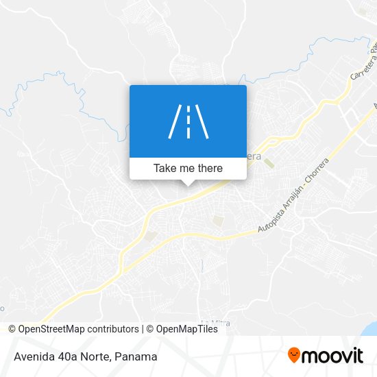 Avenida 40a Norte map
