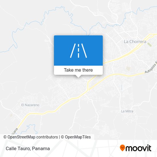 Mapa de Calle Tauro