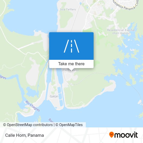 Mapa de Calle Horn
