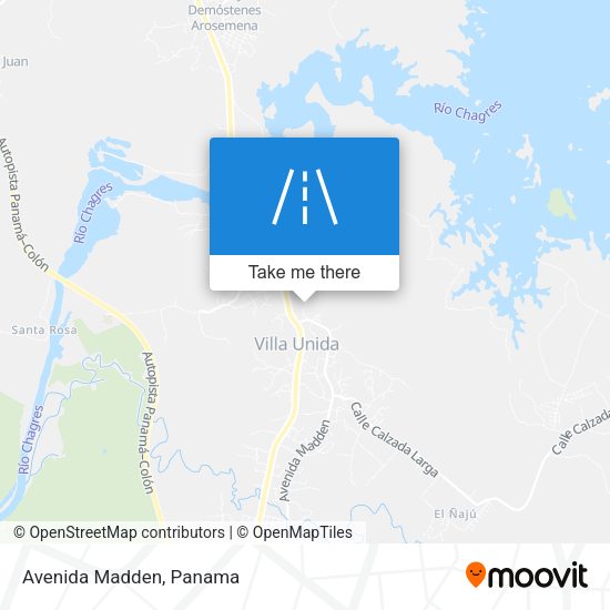 Avenida Madden map