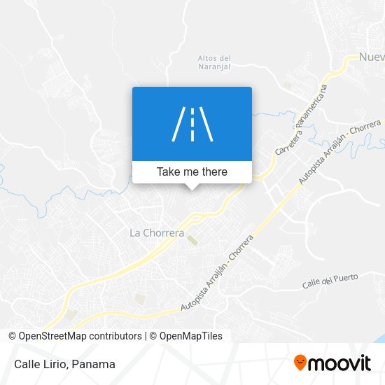 Mapa de Calle Lirio