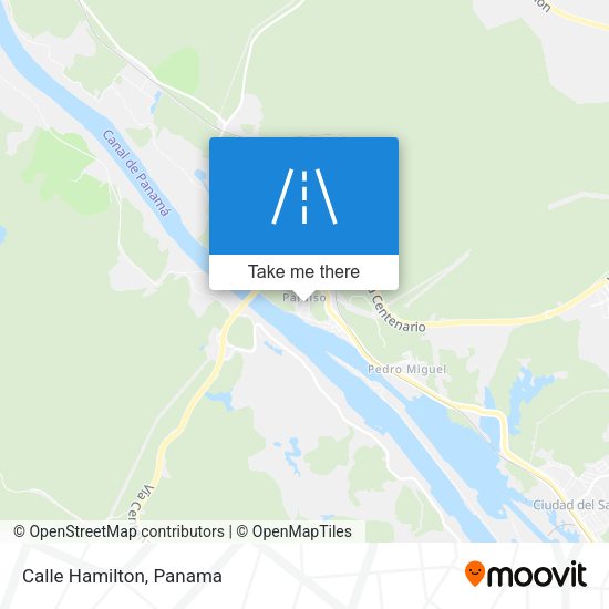 Calle Hamilton map