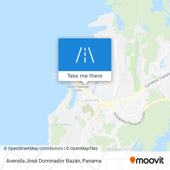 Avenida José Dominador Bazán map