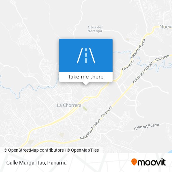 Calle Margaritas map