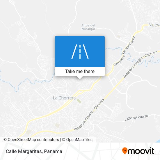 Calle Margaritas map