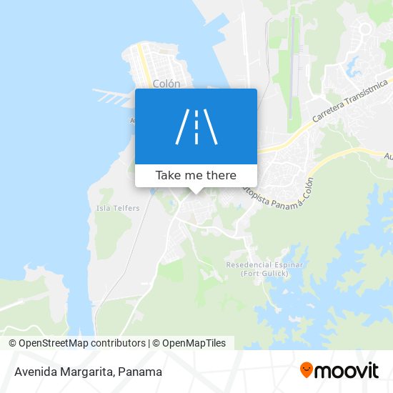 Avenida Margarita map