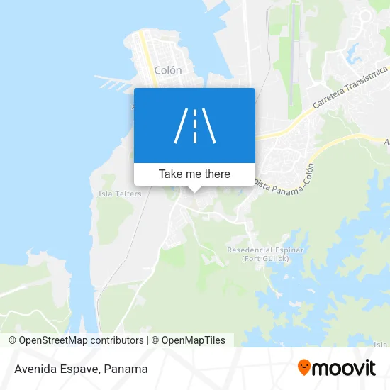 Mapa de Avenida Espave