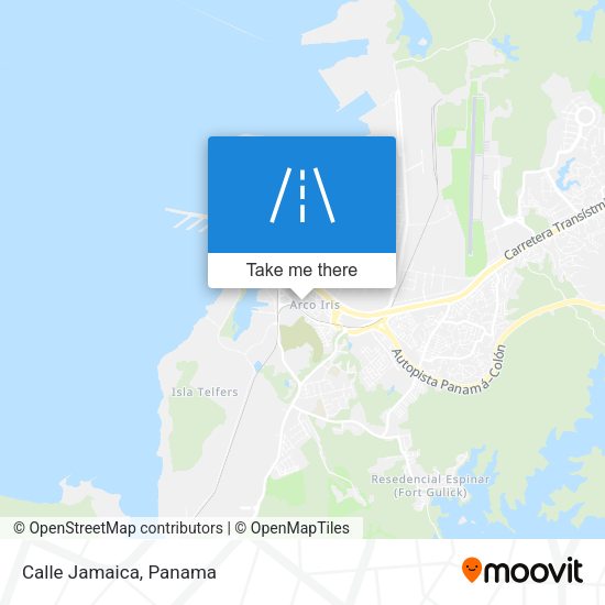 Mapa de Calle Jamaica
