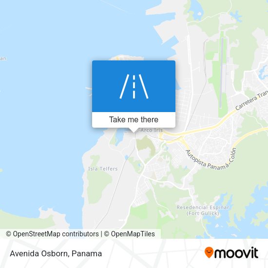 Mapa de Avenida Osborn