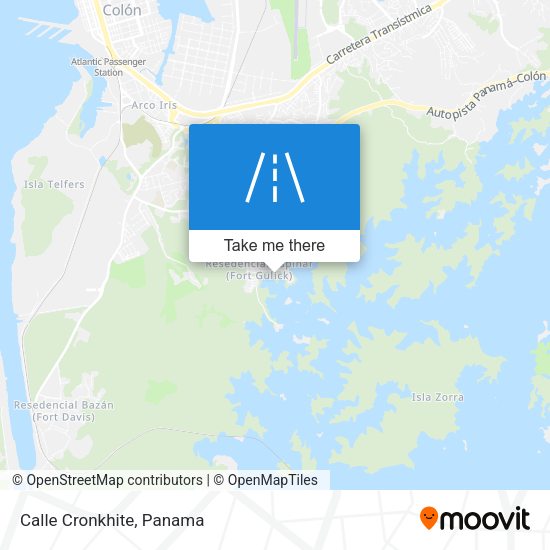 Calle Cronkhite map