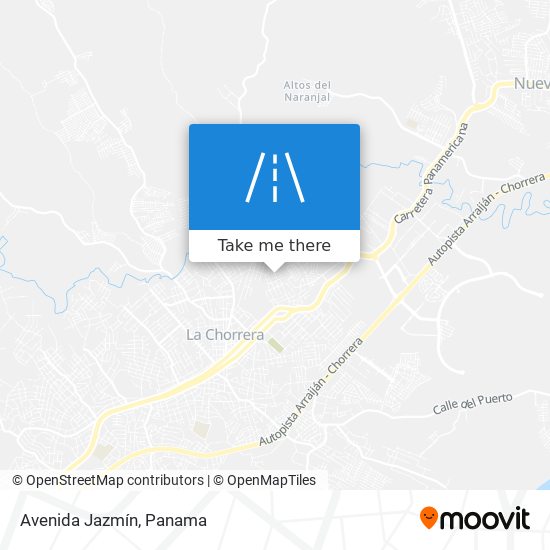 Avenida Jazmín map