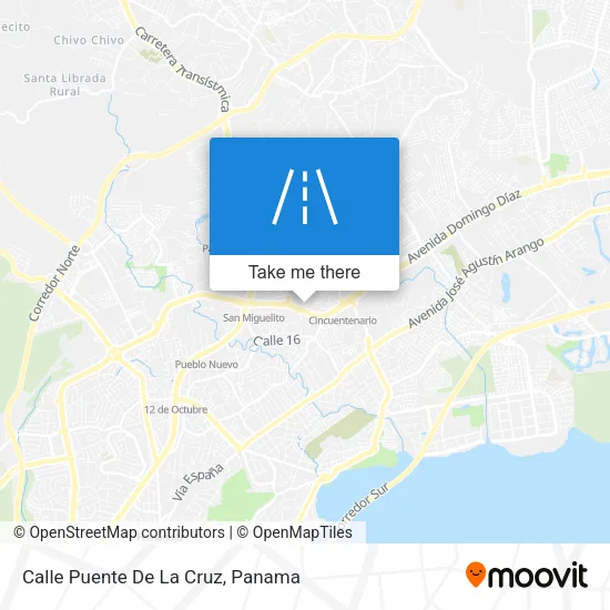 Calle Puente De La Cruz map