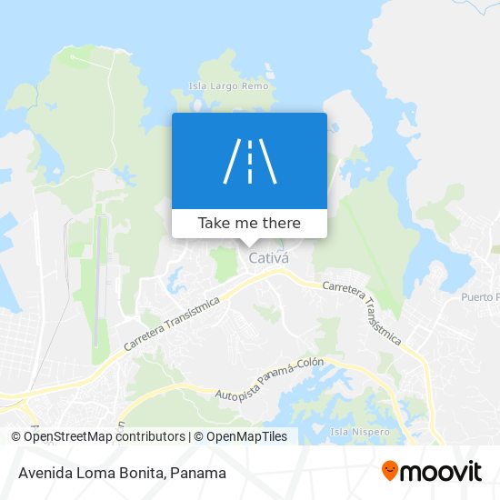 Avenida Loma Bonita map