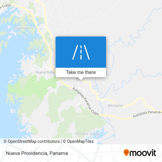 Nueva Providencia map