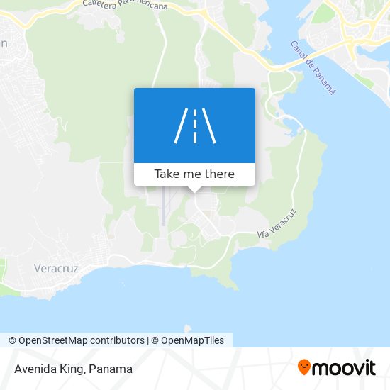 Avenida King map